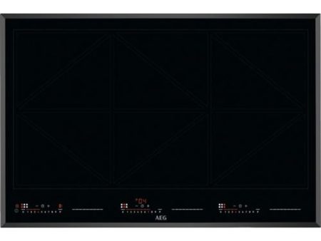 Placa de Indução AEG IKK86683FB | Elétrica | 78 cm | 4 Zonas | Preto Discount