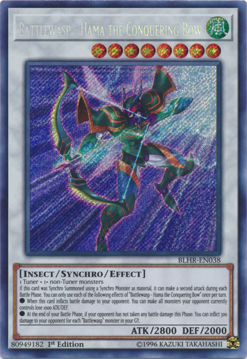 Battlewasp - Hama the Conquering Bow [BLHR-EN038] Secret Rare Online Hot Sale