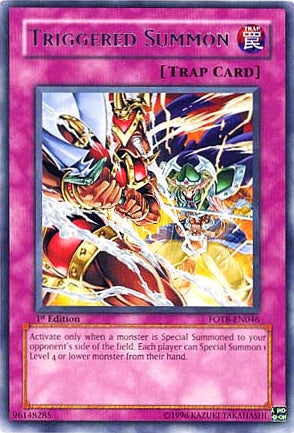 Triggered Summon [FOTB-EN046] Rare For Sale