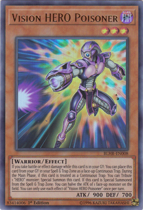 Vision Hero Poisoner [BLHR-EN008] Ultra Rare For Discount