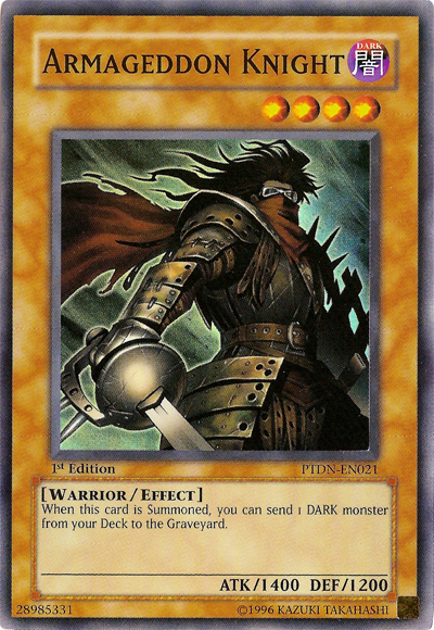 Armageddon Knight [PTDN-EN021] Super Rare For Sale