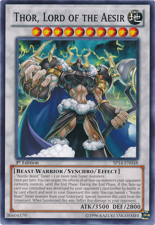 Thor, Lord of the Aesir [SP14-EN048] Common Hot on Sale