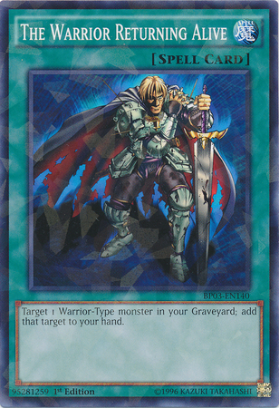 The Warrior Returning Alive [BP03-EN140] Shatterfoil Rare on Sale