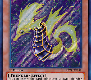 Thunder Sea Horse [ABYR-EN098] Secret Rare Online Hot Sale