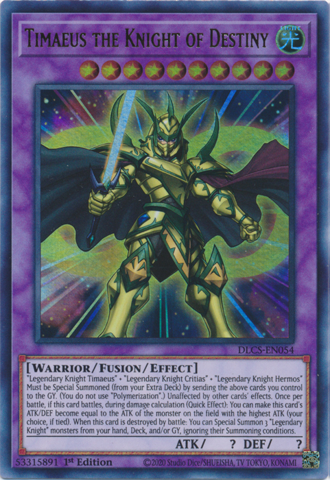 Timaeus the Knight of Destiny [DLCS-EN054] Ultra Rare Cheap