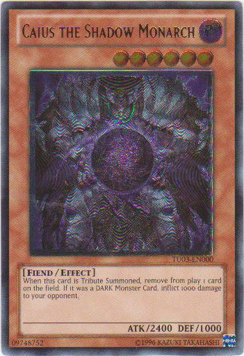 Caius the Shadow Monarch [TU03-EN000] Ultimate Rare For Cheap