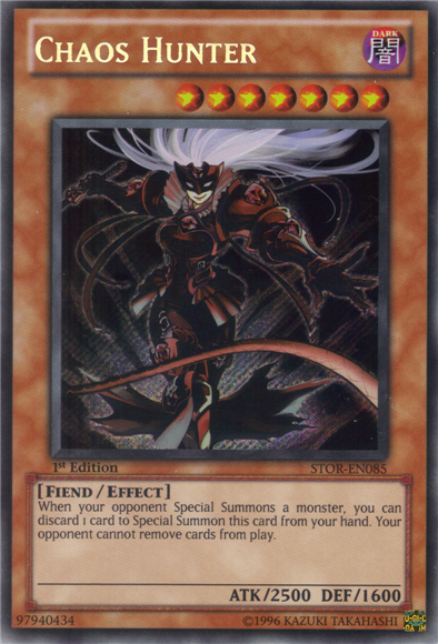 Chaos Hunter [STOR-EN085] Secret Rare For Discount