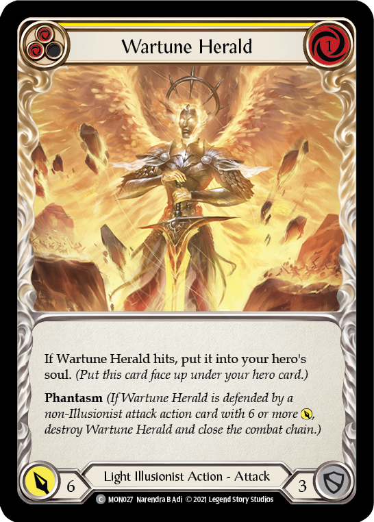 Wartune Herald (Yellow) [MON027] 1st Edition Normal For Cheap