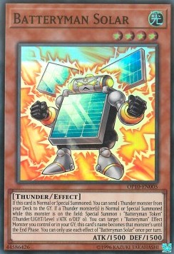 Batteryman Solar [OP10-EN005] Super Rare For Cheap