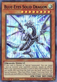 Blue-Eyes Solid Dragon (Blue) [LDS2-EN014] Ultra Rare Hot on Sale