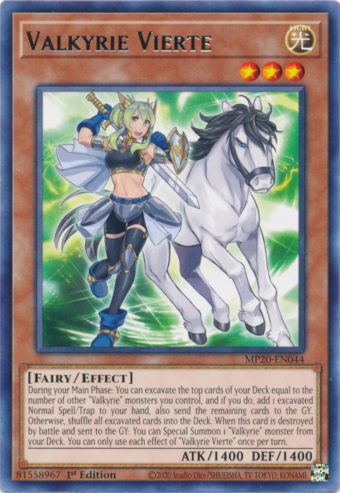 Valkyrie Vierte [MP20-EN044] Rare Discount