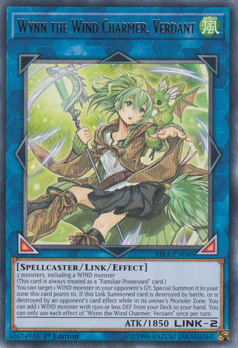 Wynn the Wind Charmer, Verdant [RIRA-EN046] Rare Supply