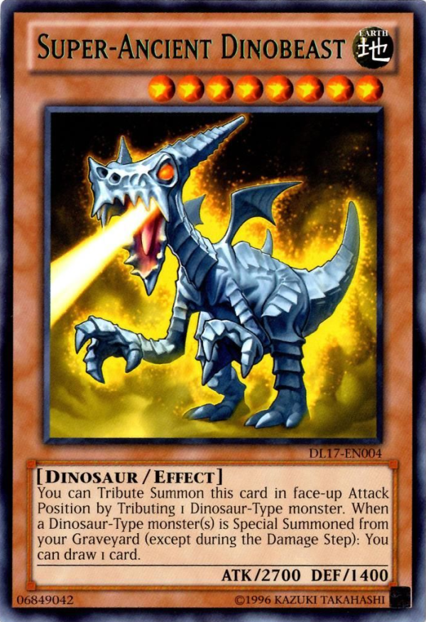 Super-Ancient Dinobeast (Green) [DL17-EN004] Rare Sale