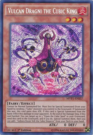 Vulcan Dragni the Cubic King [MVP1-ENS37] Secret Rare Sale