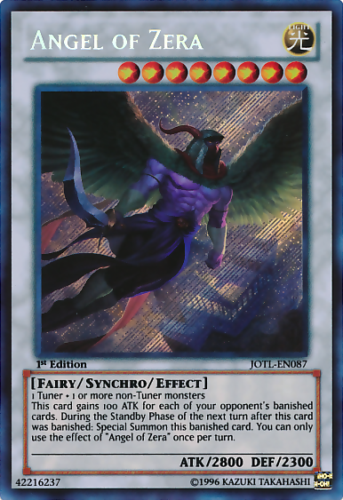 Angel of Zera [JOTL-EN087] Secret Rare on Sale