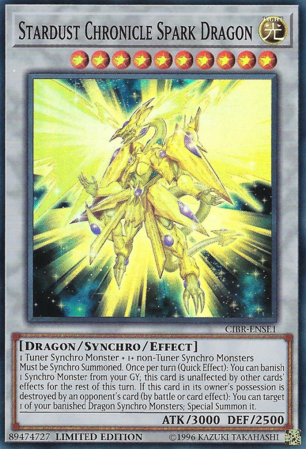 Stardust Chronicle Spark Dragon [CIBR-ENSE1] Super Rare For Discount