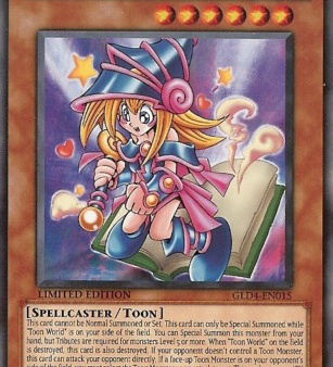 Toon Dark Magician Girl [GLD4-EN015] Common Online now