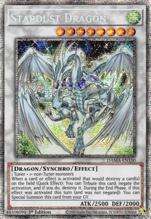 Stardust Dragon [DAMA-EN100] Starlight Rare Online Hot Sale