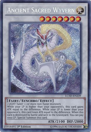 Ancient Sacred Wyvern [LC5D-EN239] Secret Rare Online Sale