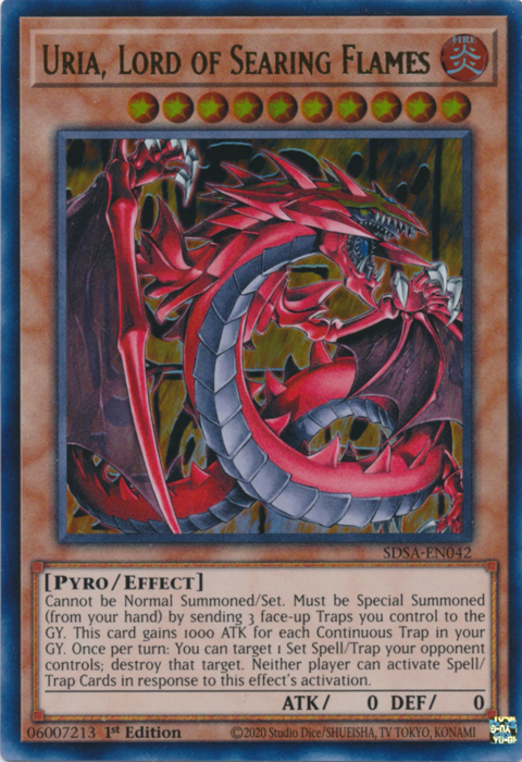 Uria, Lord of Searing Flames [SDSA-EN042] Ultra Rare For Cheap