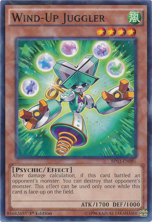 Wind-Up Juggler [BP03-EN086] Shatterfoil Rare Online Sale