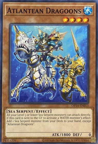 Atlantean Dragoons [OP14-EN013] Common on Sale