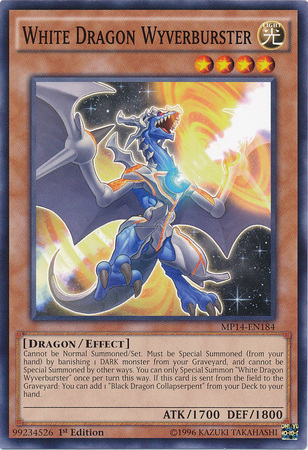 White Dragon Wyverburster [MP14-EN184] Common For Discount