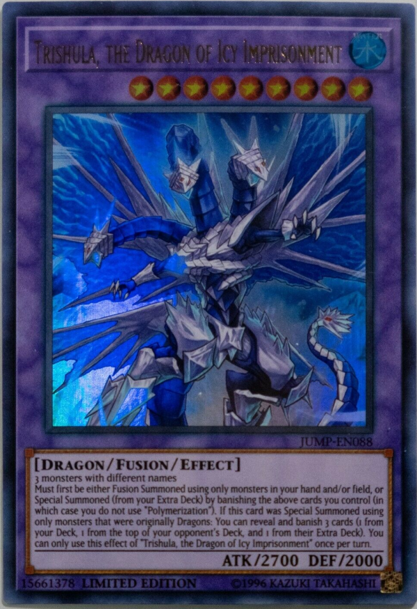 Trishula, the Dragon of Icy Imprisonment [JUMP-EN088] Ultra Rare Online Sale