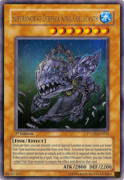 Superancient Deepsea King Coelacanth [PTDN-EN034] Ultra Rare Online