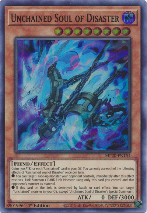 Unchained Soul of Disaster [MP20-EN154] Super Rare Discount