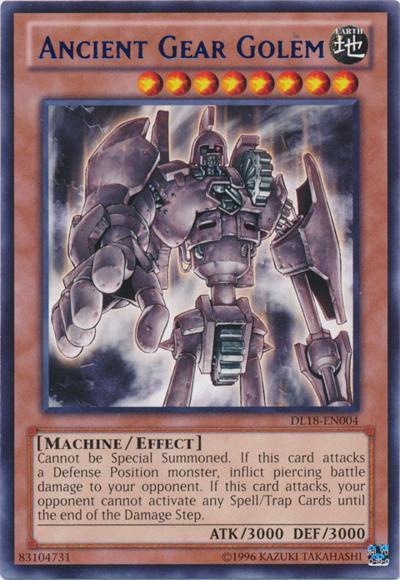 Ancient Gear Golem (Red) [DL18-EN004] Rare For Discount