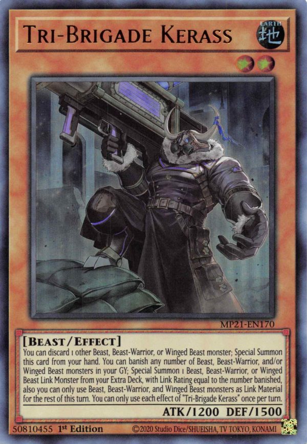 Tri-Brigade Kerass [MP21-EN170] Ultra Rare Cheap