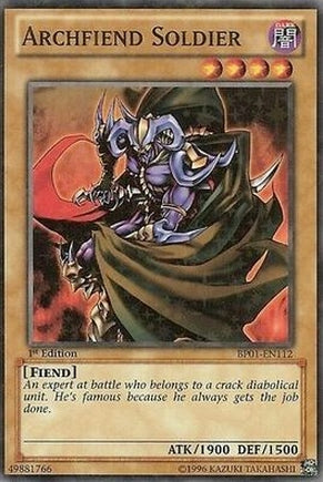 Archfiend Soldier [BP01-EN112] Starfoil Rare Fashion