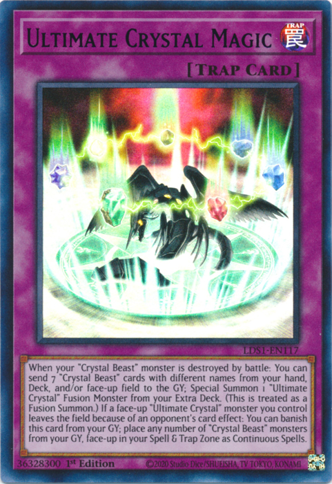 Ultimate Crystal Magic (Blue) [LDS1-EN117] Ultra Rare For Sale