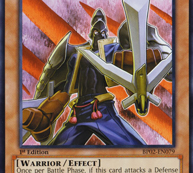 Twin-Sword Marauder [BP02-EN079] Mosaic Rare Online Hot Sale