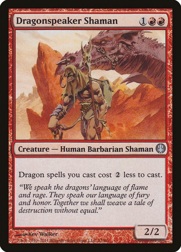 Dragonspeaker Shaman [Duel Decks: Knights vs. Dragons] Online now