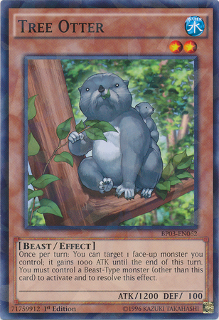 Tree Otter [BP03-EN062] Shatterfoil Rare Hot on Sale