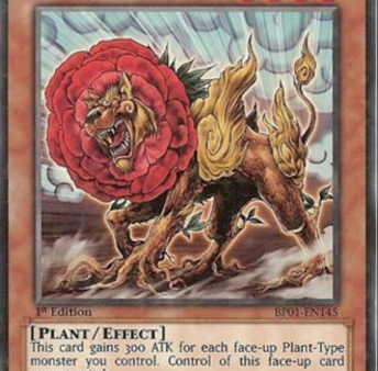 Botanical Lion [BP01-EN145] Starfoil Rare For Discount