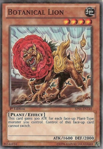 Botanical Lion [BP01-EN145] Starfoil Rare For Discount