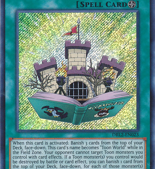 Toon Kingdom [DRL2-EN023] Secret Rare on Sale