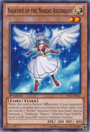 Valkyrie of the Nordic Ascendant [SP14-EN047] Common Cheap