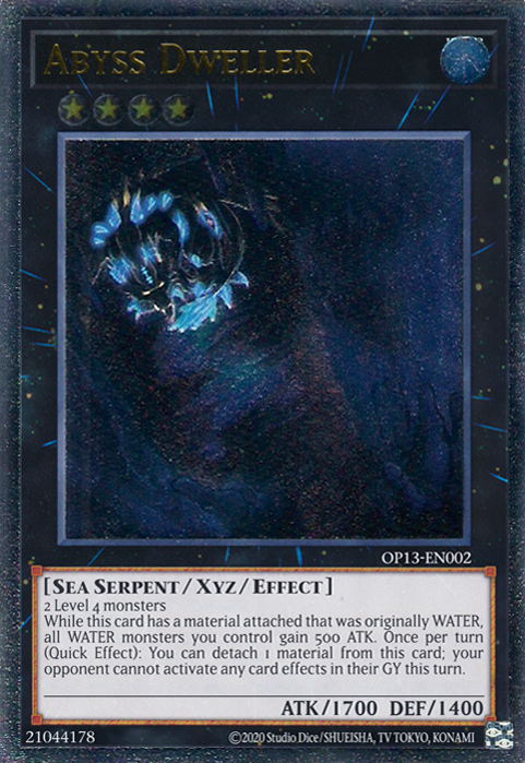 Abyss Dweller [OP13-EN002] Ultimate Rare Discount