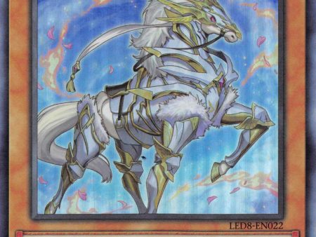 White Steed of the Floral Knights [LED8-EN022] Super Rare Supply