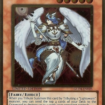 Celestia, Lightsworn Angel [GLD4-EN025] Gold Rare Fashion