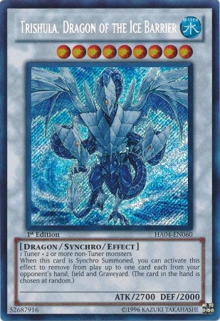 Trishula, Dragon of the Ice Barrier [HA04-EN060] Secret Rare Sale